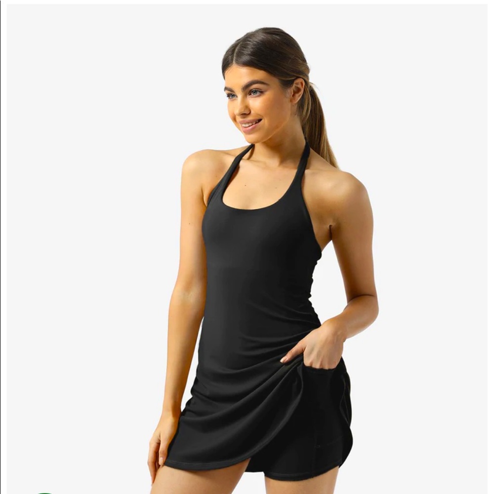 Halara In My Feels Everyday Cloudful Halter Dress